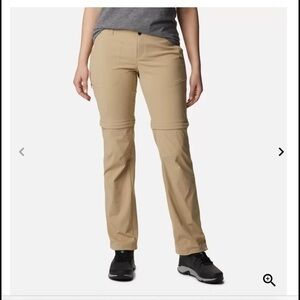 Columbia Saturday Trail Convertible Pants British Tan Size 12 Regular
